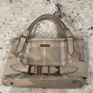 Burberry Sheldon Tote House Check Canvas Small.